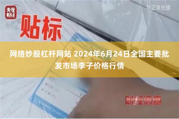 网络炒股杠杆网站 2024年6月24日全国主要批发市场李子价格行情