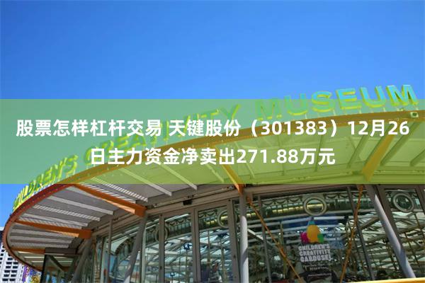 股票怎样杠杆交易 天键股份（301383）12月26日主力资金净卖出271.88万元